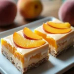 Peach Cheesecake Protein Bars Recipe