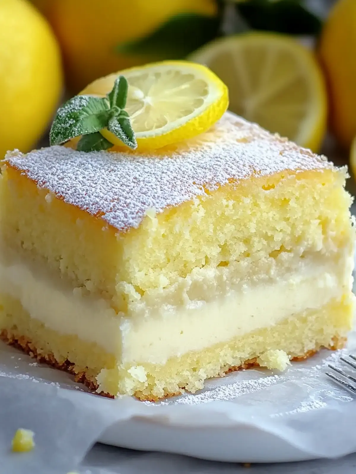 Lemon Custard Cake