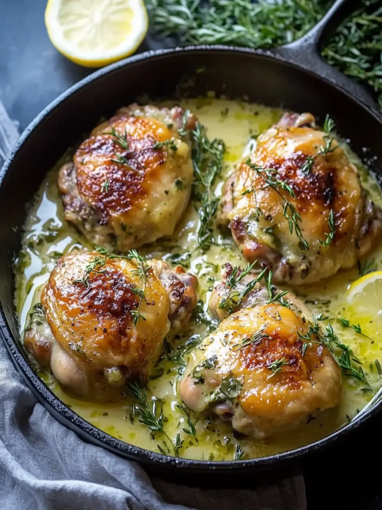 White Wine Chicken Thighs