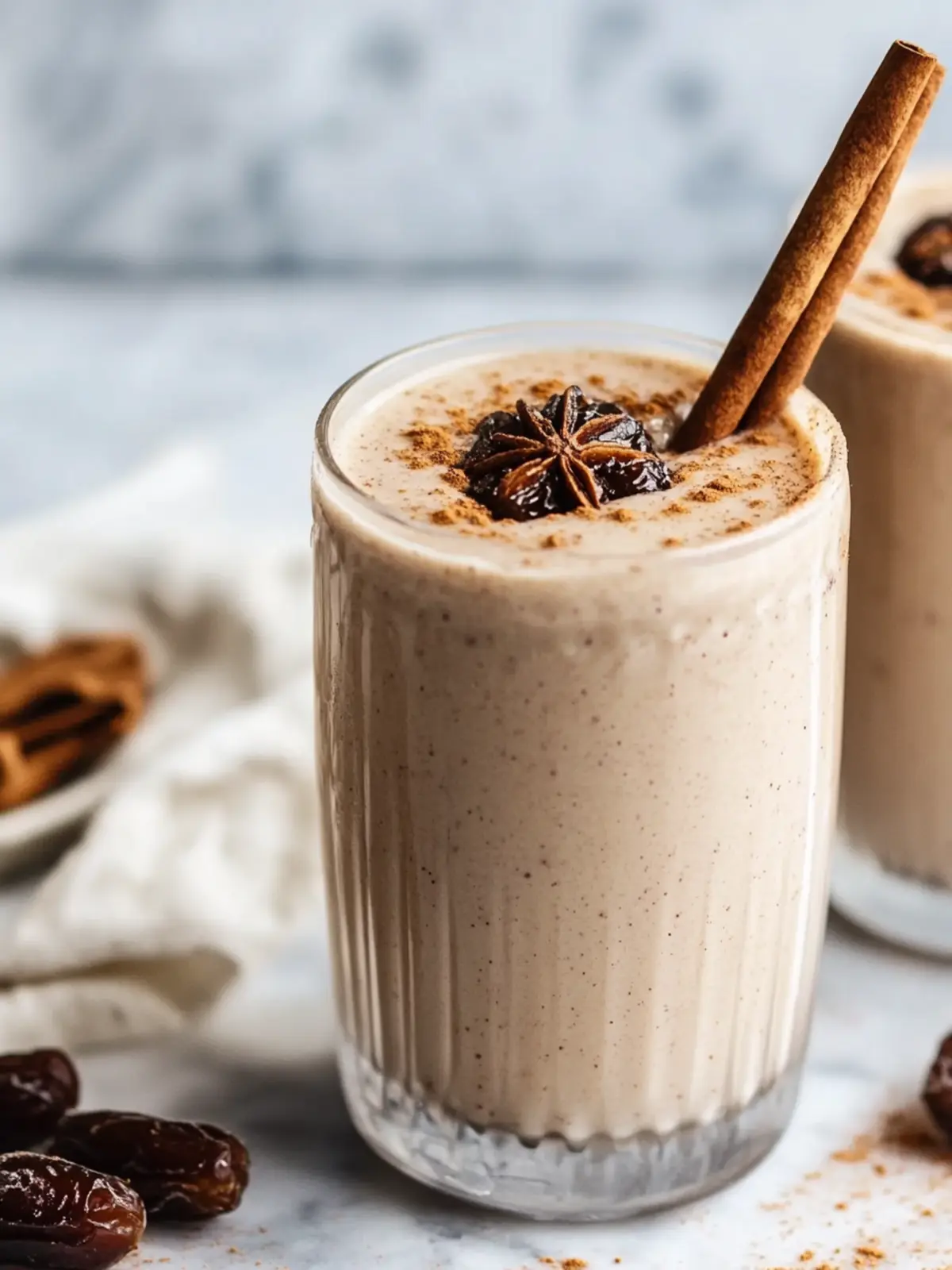 Snickerdoodle Tahini Date Smoothie