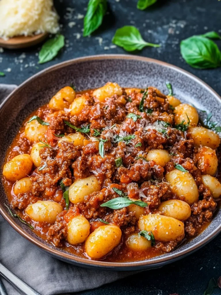 Gnocchi Bolognese