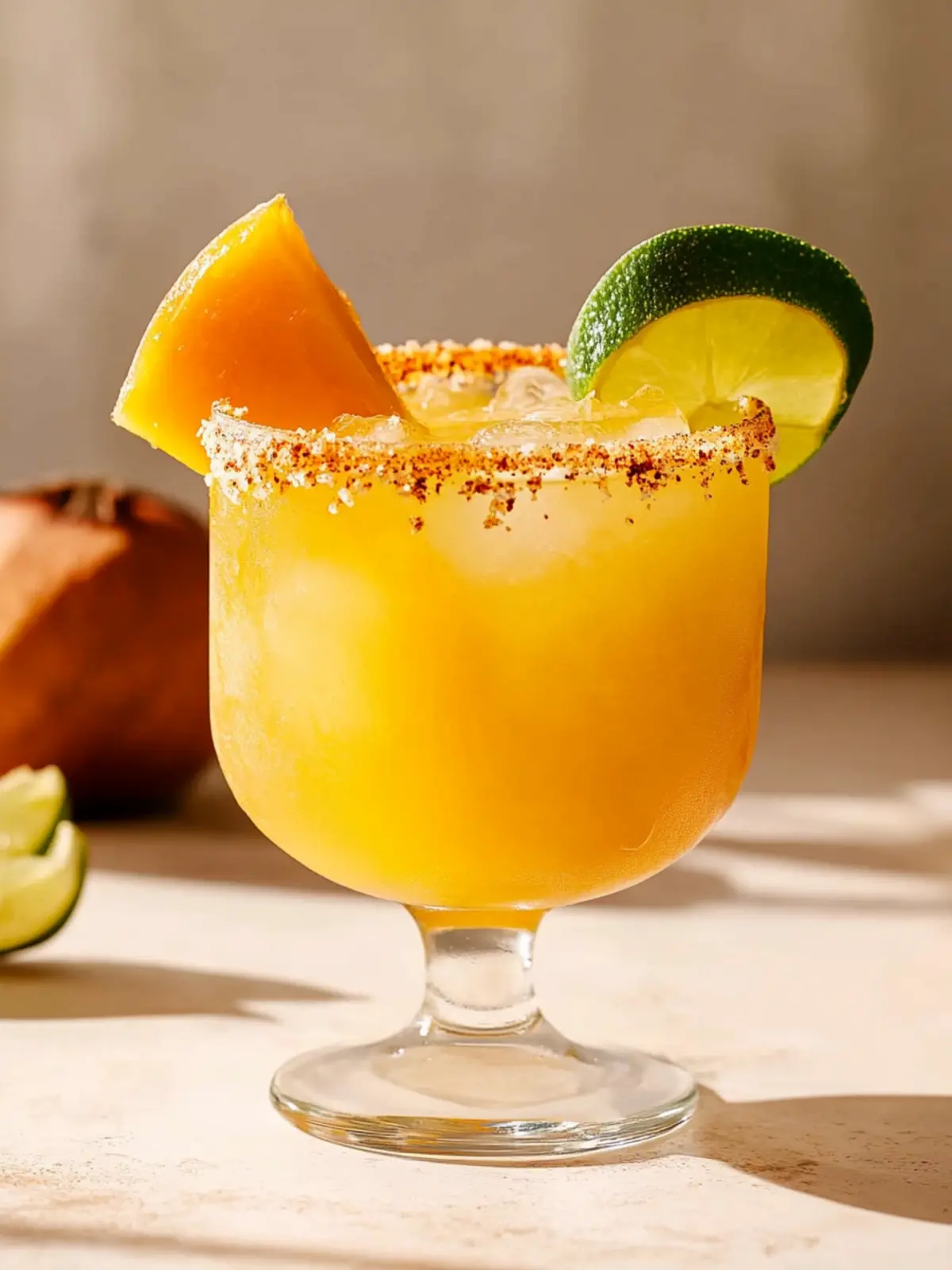 Hot Honey Spicy Mango Margarita