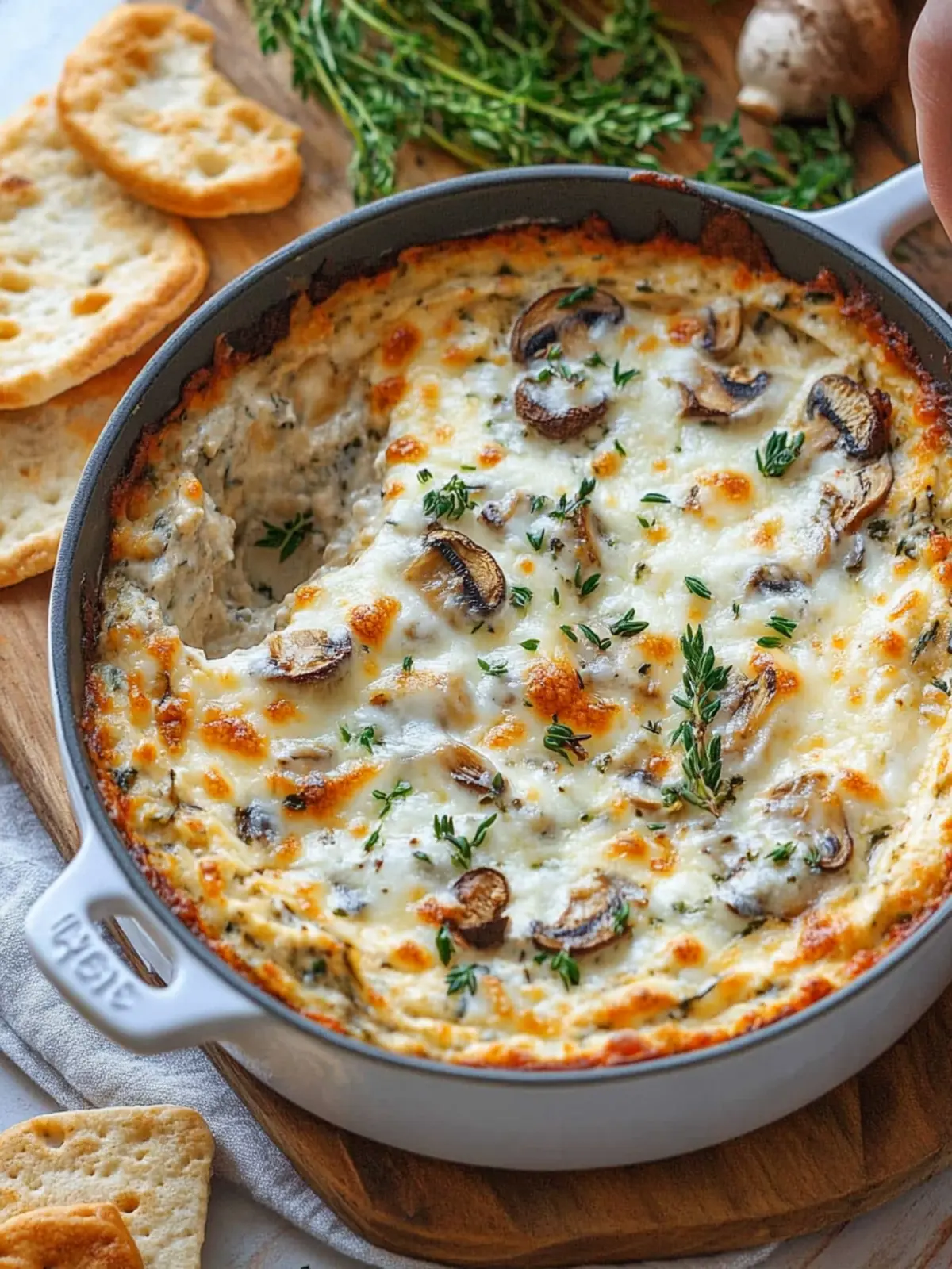 Stuffed Mushroom Dip