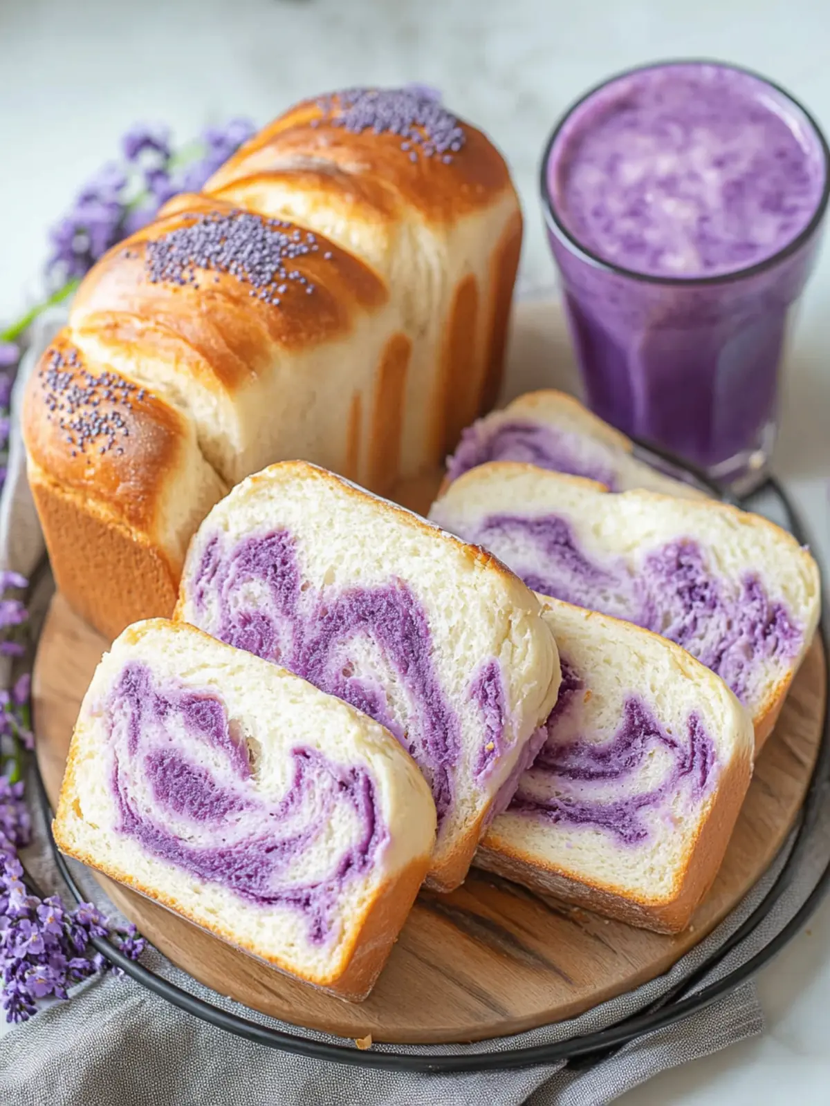 Ube Milk Bread