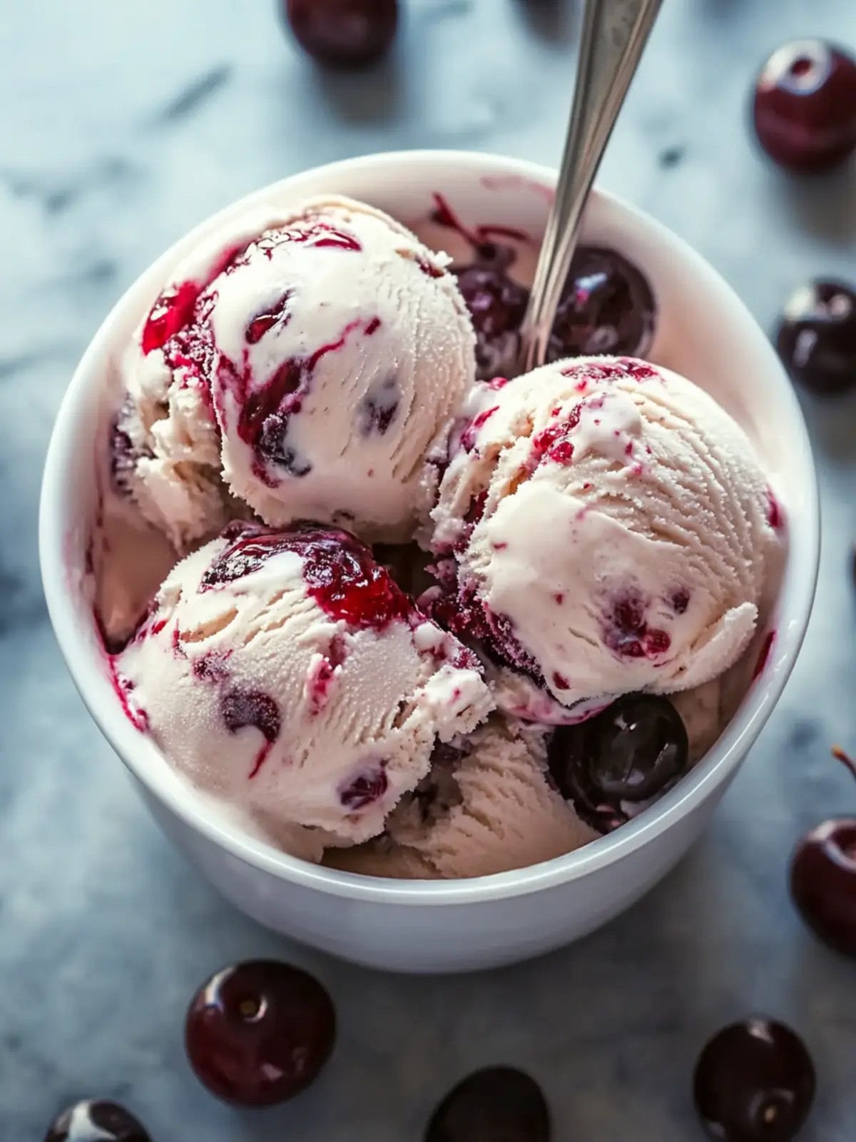 Easy Homemade Cherry Garcia Ice Cream Recipe