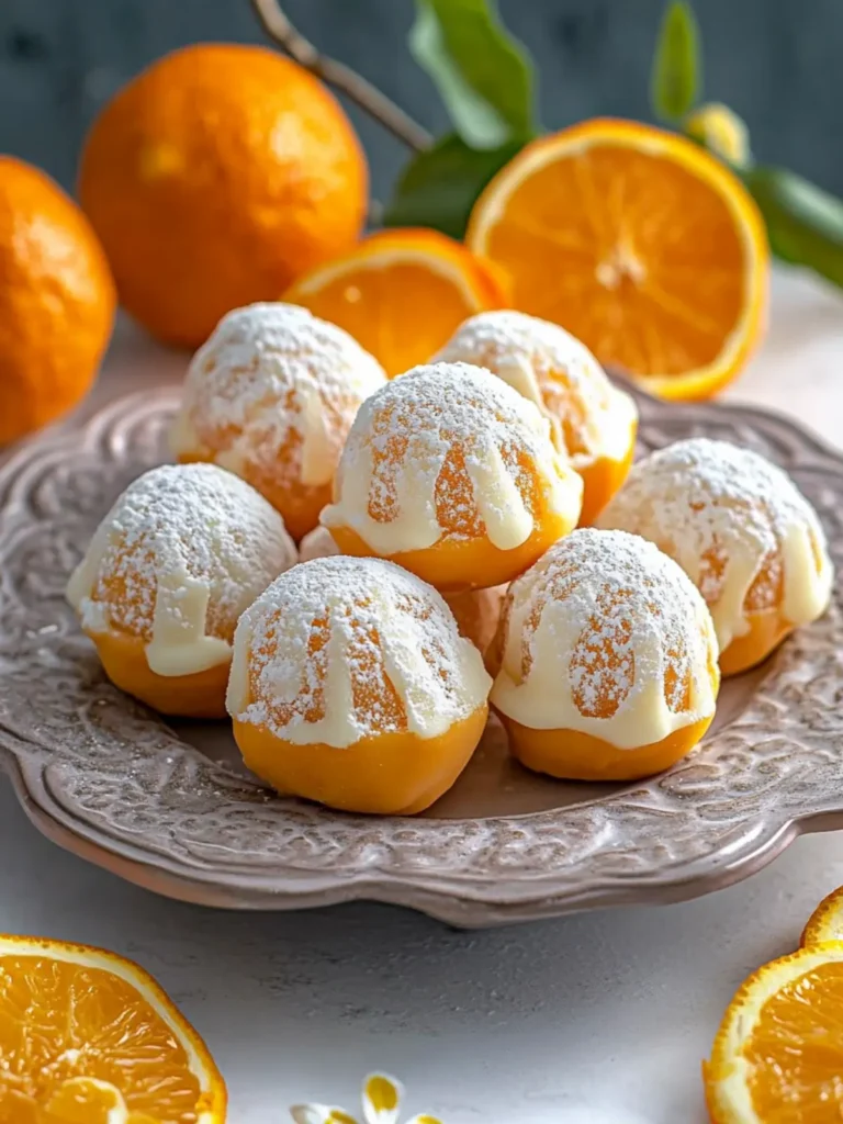 Orange Creamsicle Truffles