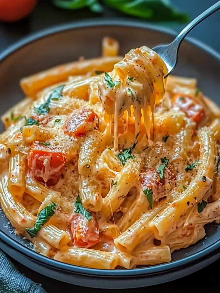 Irresistible Creamy Tomato Garlic Pasta