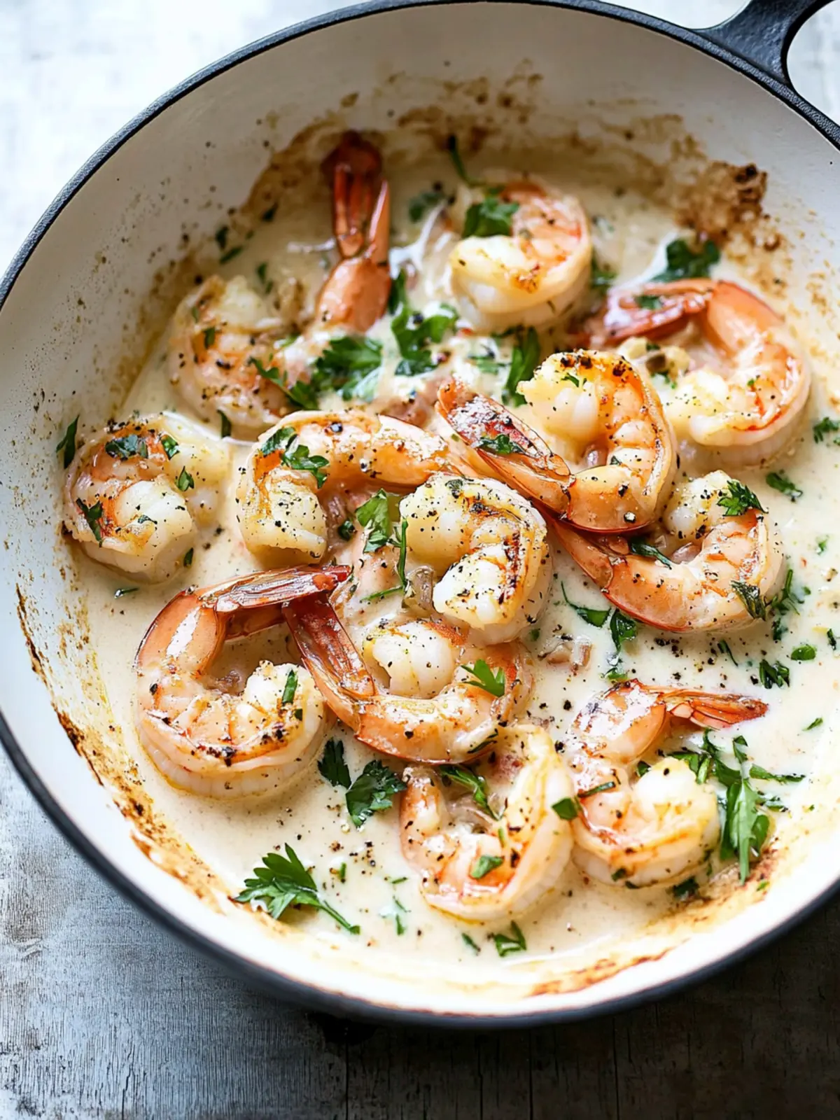Garlic Shrimp in Coconut Milk