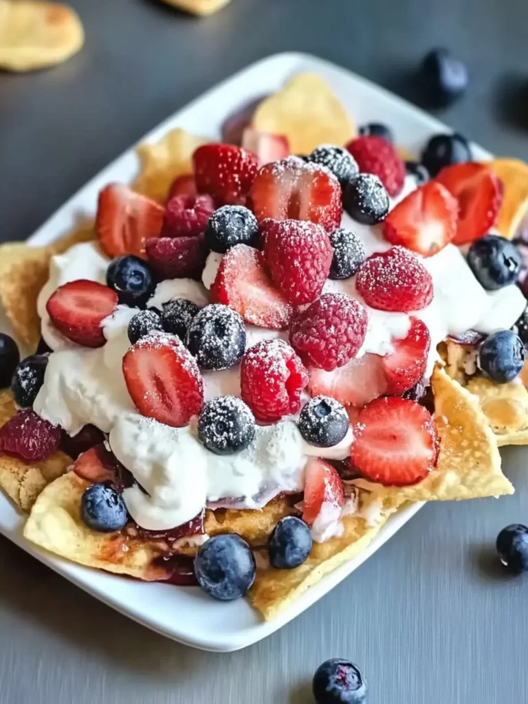 Super Simple Homemade Dessert Nachos