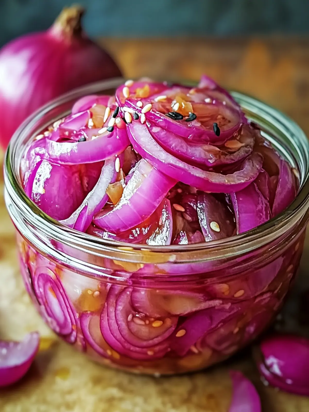 Tangy Asian Style Pickled Onions