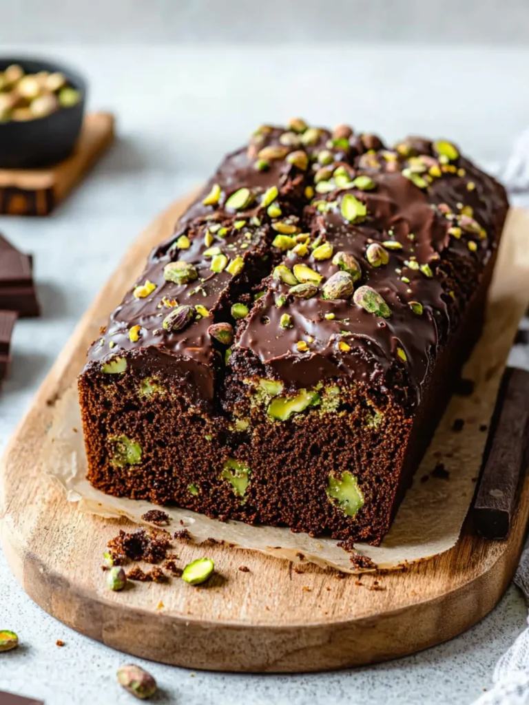 Starbucks Copycat Chocolate Pistachio Loaf