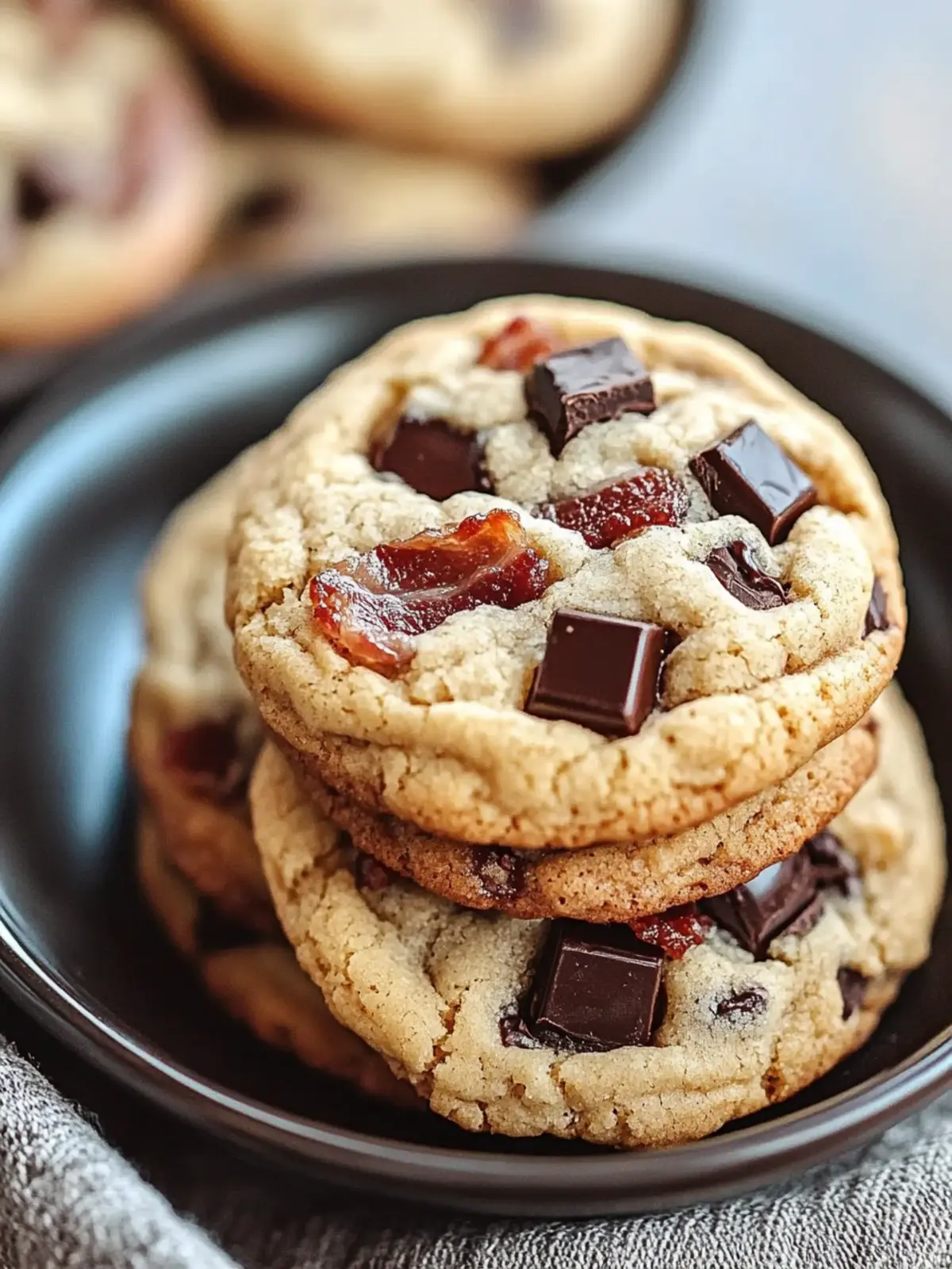 Bourbon Bacon Chocolate Chunk Cookies