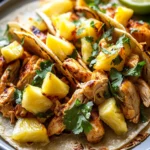 One Pan Chicken & Pineapple Tacos