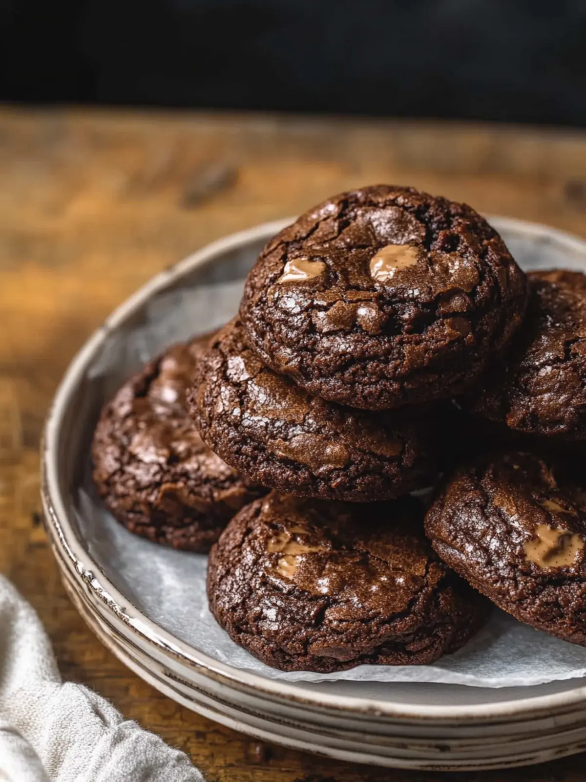 Fudgy Peanut Butter Brownie Cookies