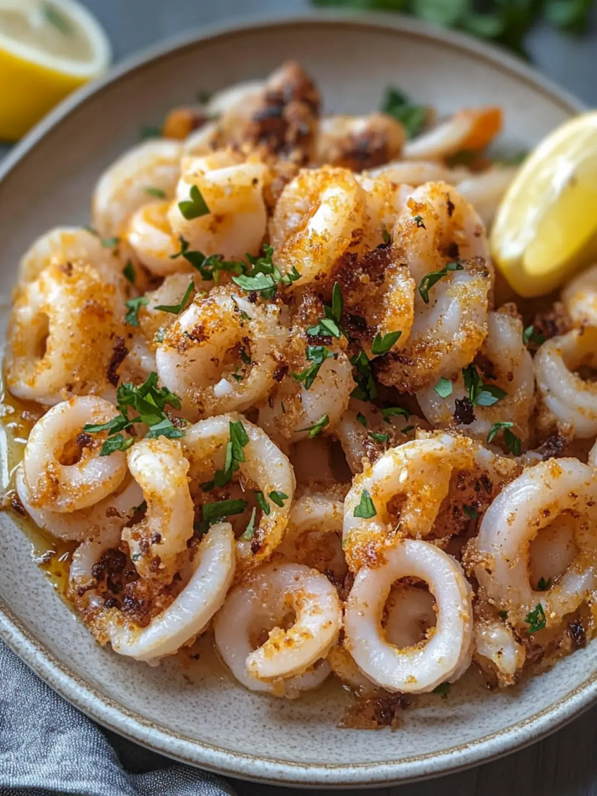 Sauteed Cajun Calamari
