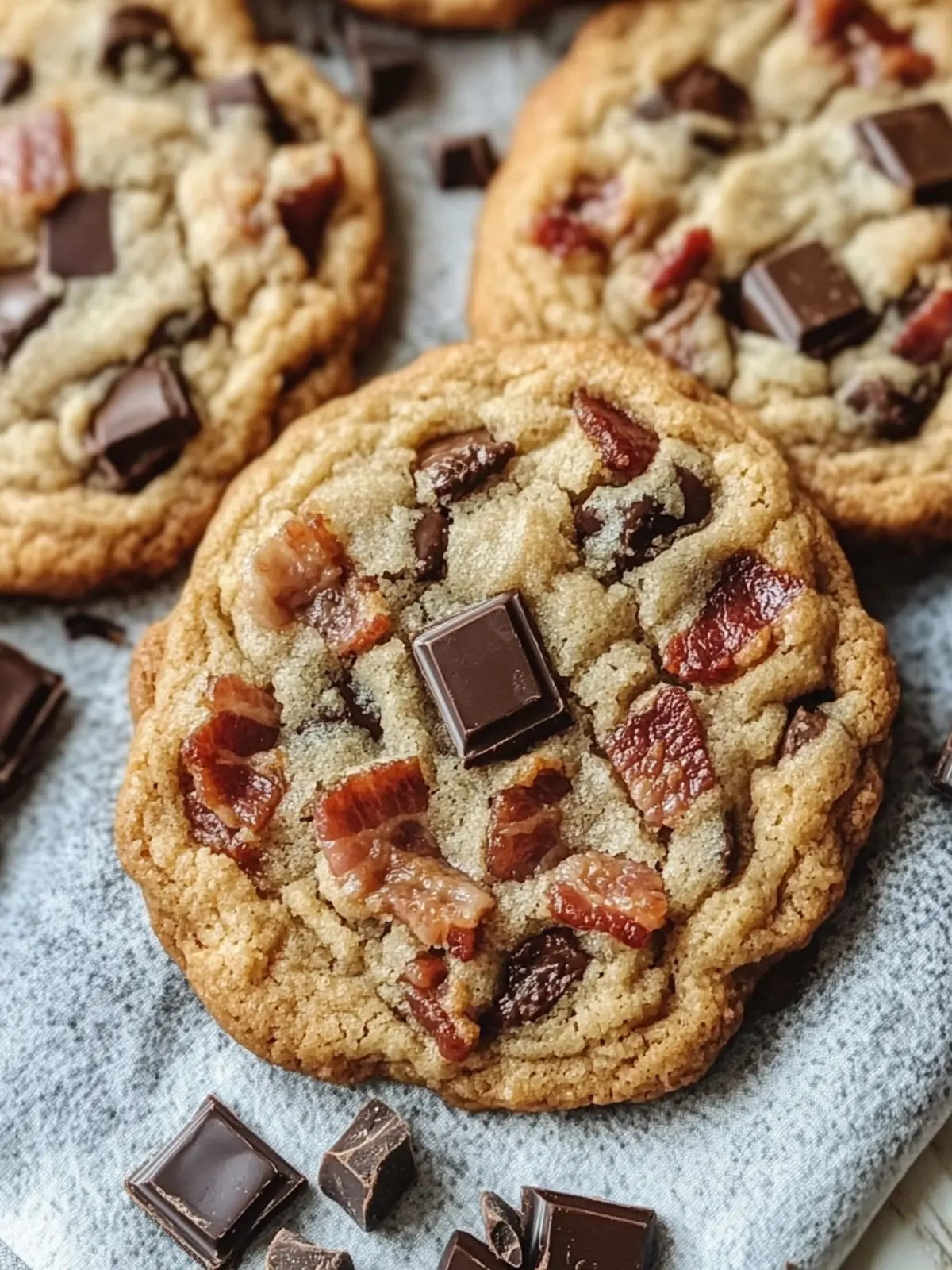 Bourbon Bacon Chocolate Chunk Cookies