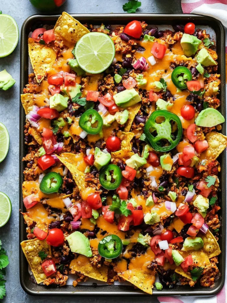 Vegan Sheet Pan Nachos