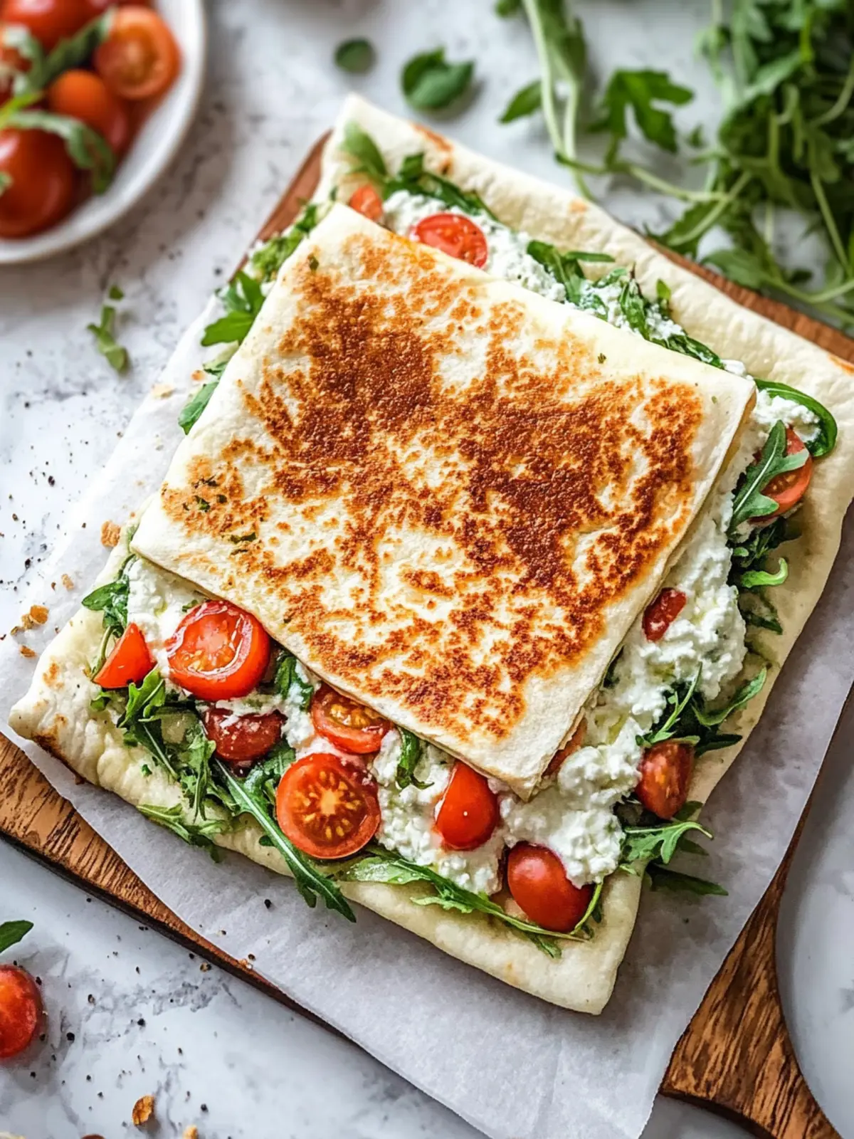 Cottage Cheese Wraps