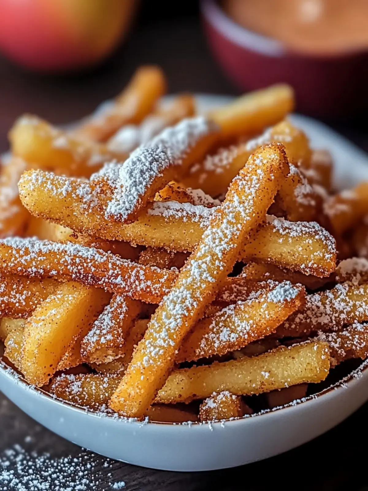 Crispy Baked Cinnamon Apple Fries