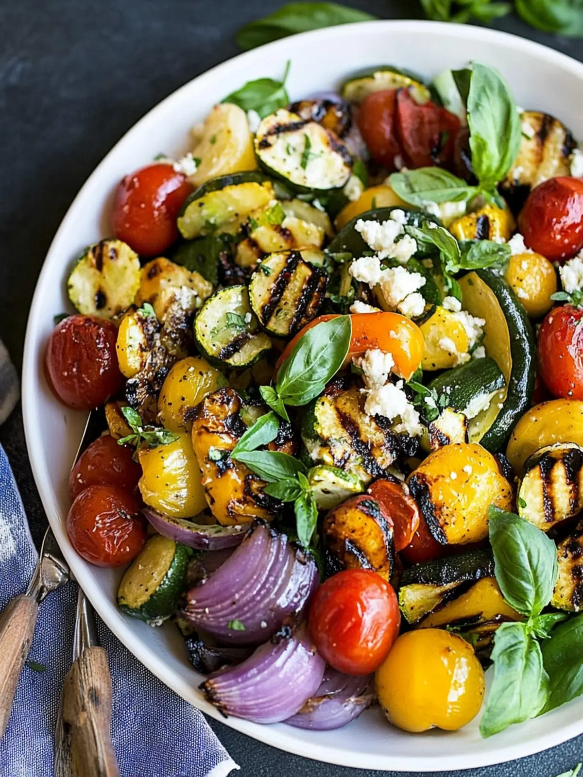 Grilled Summer Vegetable Salad
