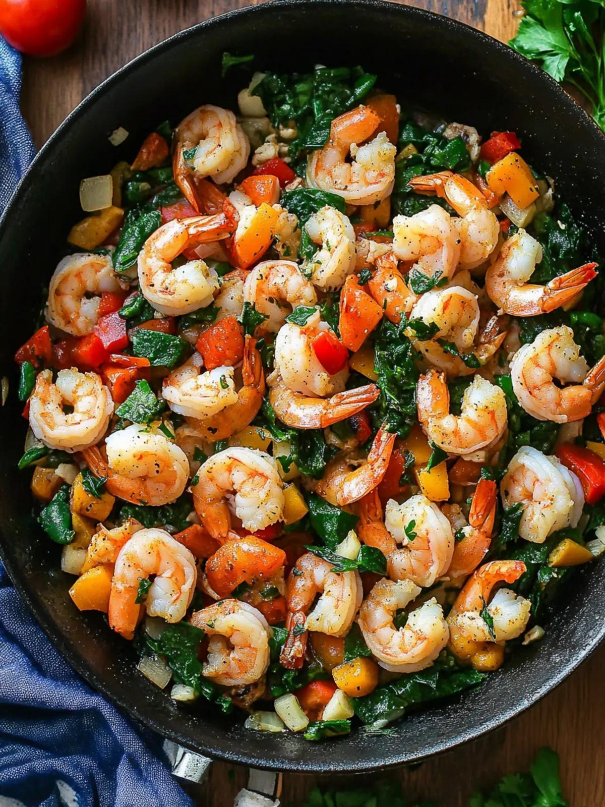 Mediterranean Shrimp Skillet