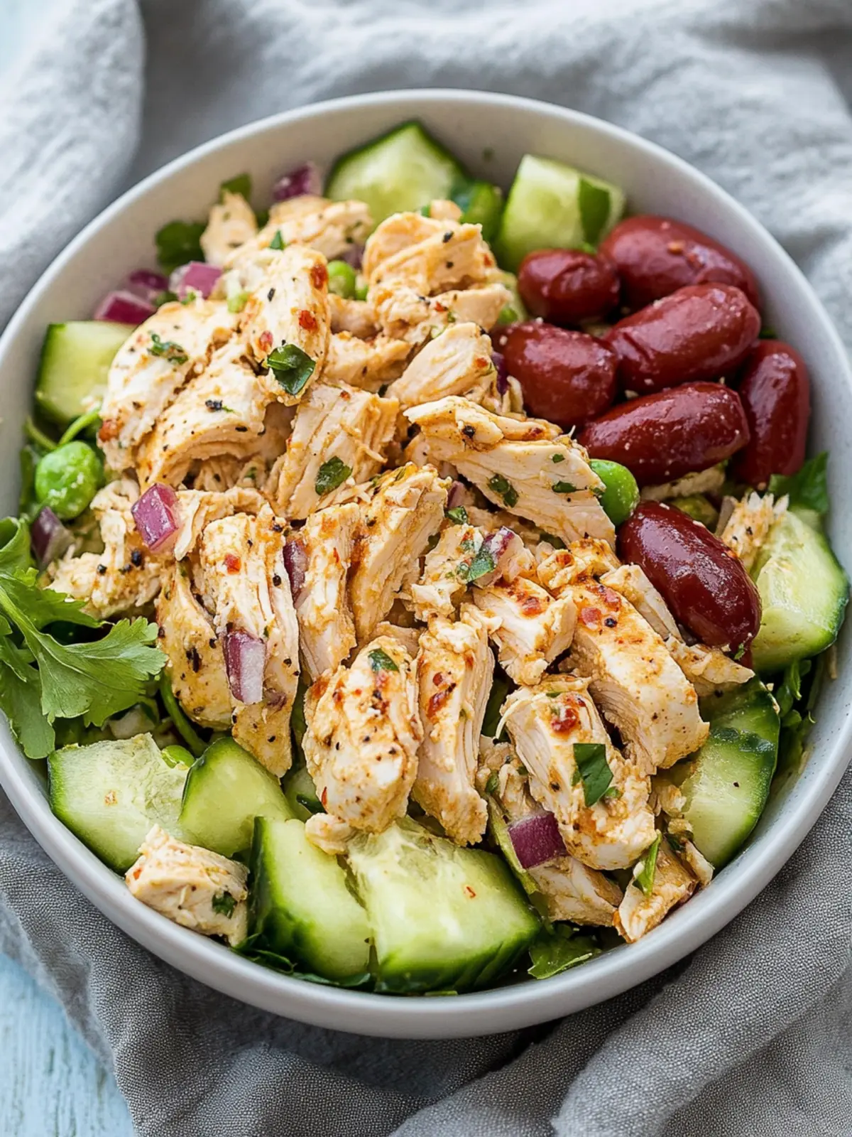 High Protein Chicken Salad