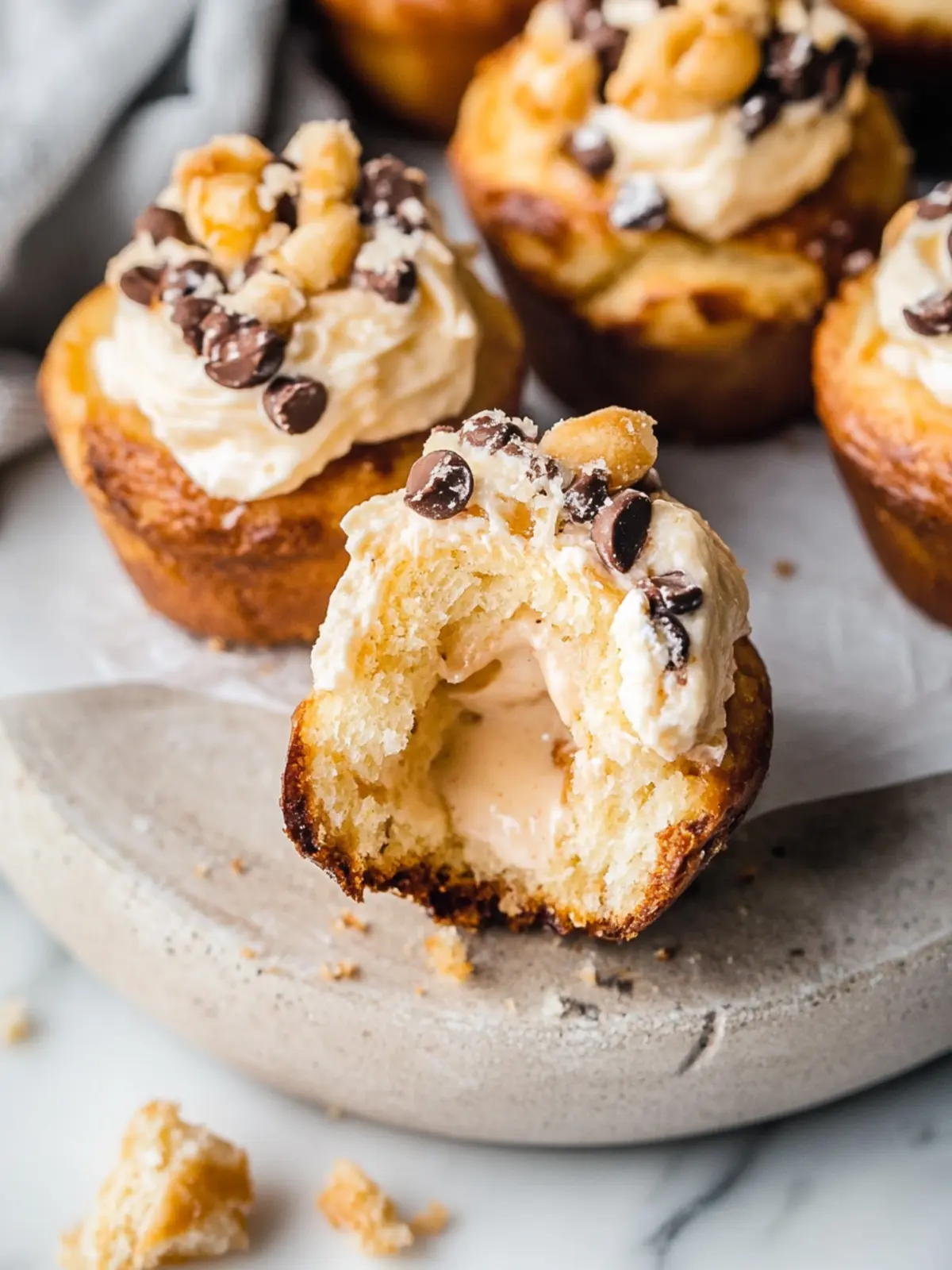 Easy Vegan Cruffin Recipe From Scratch with Cannoli Filling