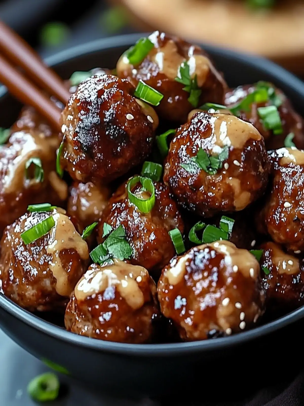 Korean BBQ Meatballs