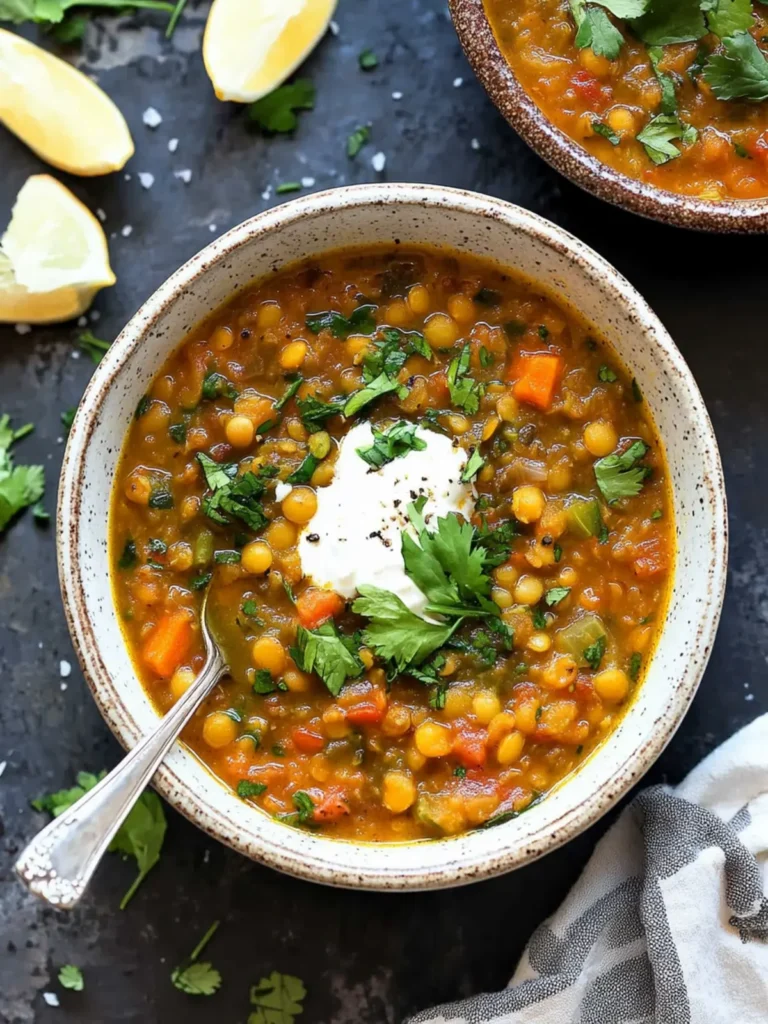 Detox Moroccan Lentil Soup