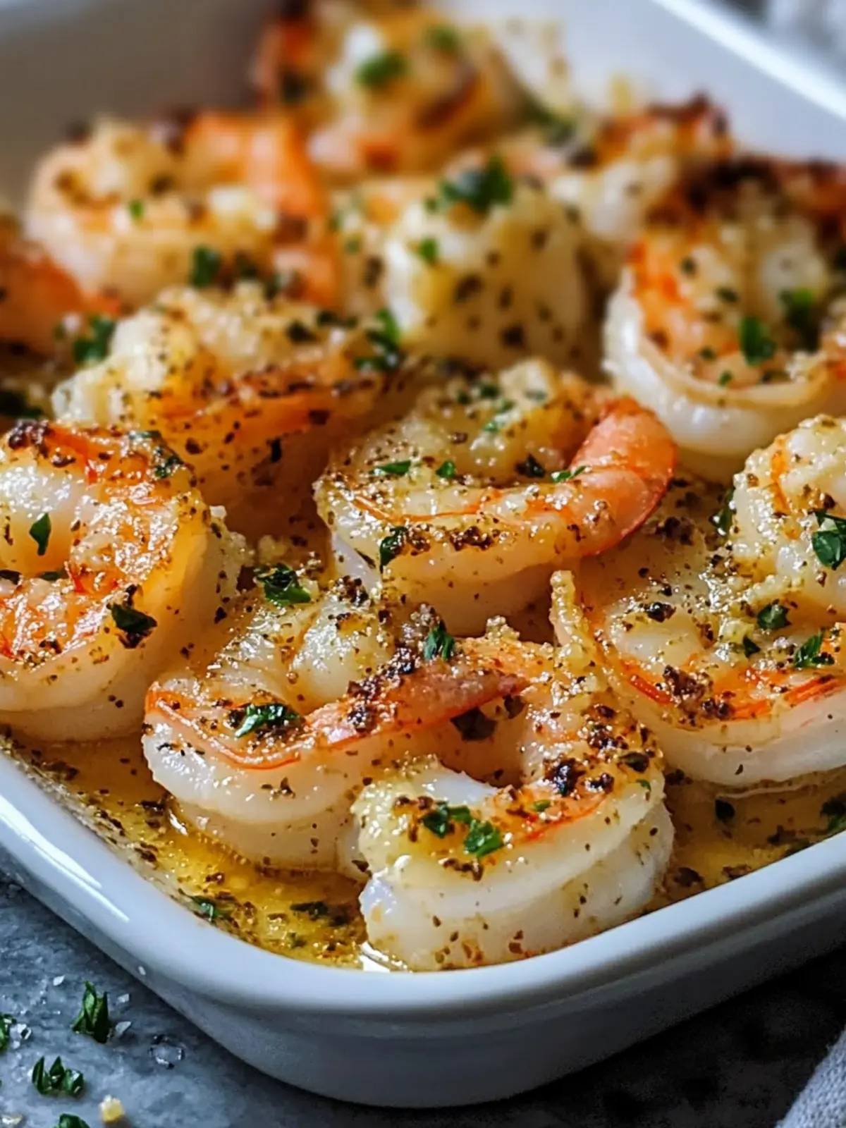Baked Garlic Parmesan Shrimp