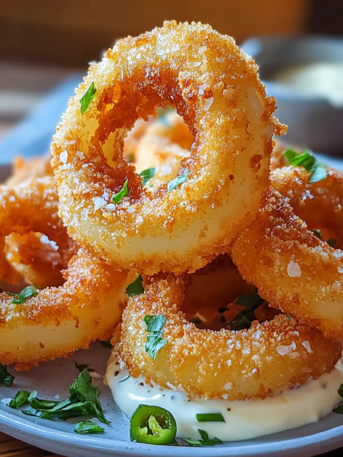 Jalapeño Popper Stuffed Onion Rings