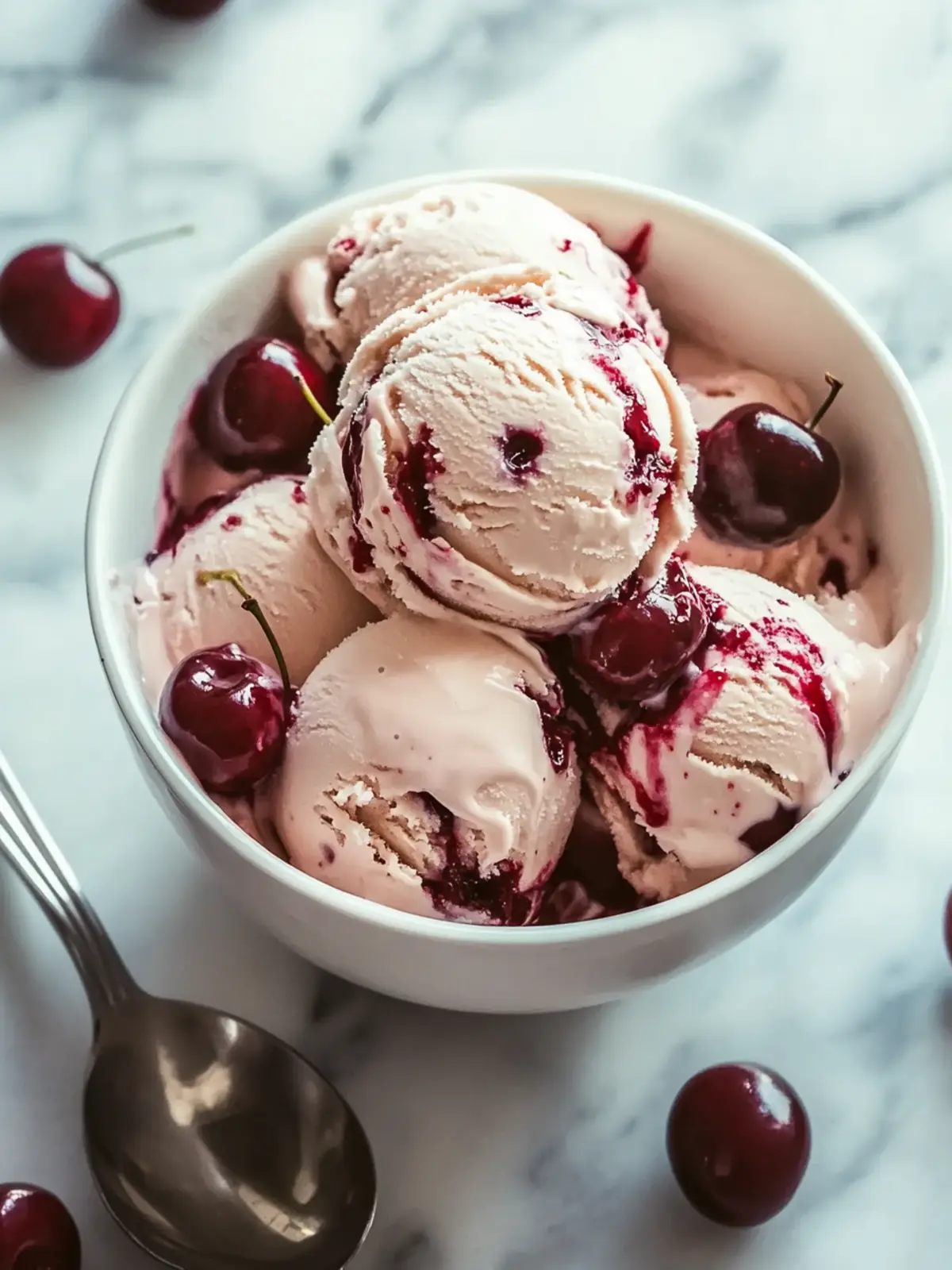 Easy Homemade Cherry Garcia Ice Cream Recipe