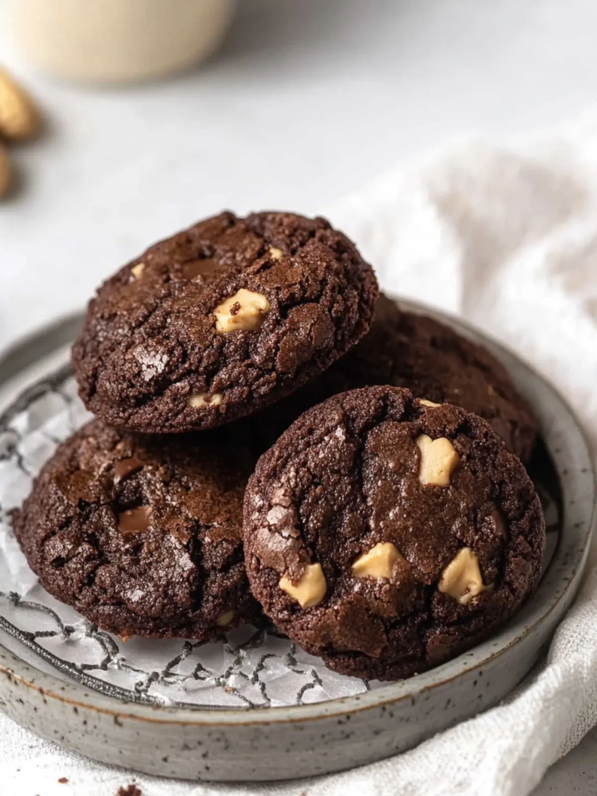 Fudgy Peanut Butter Brownie Cookies