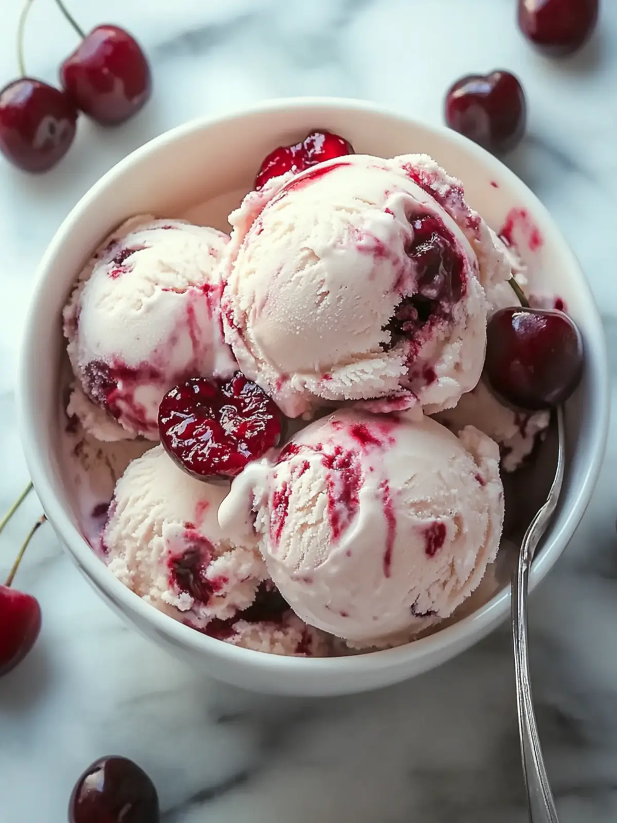 Easy Homemade Cherry Garcia Ice Cream Recipe