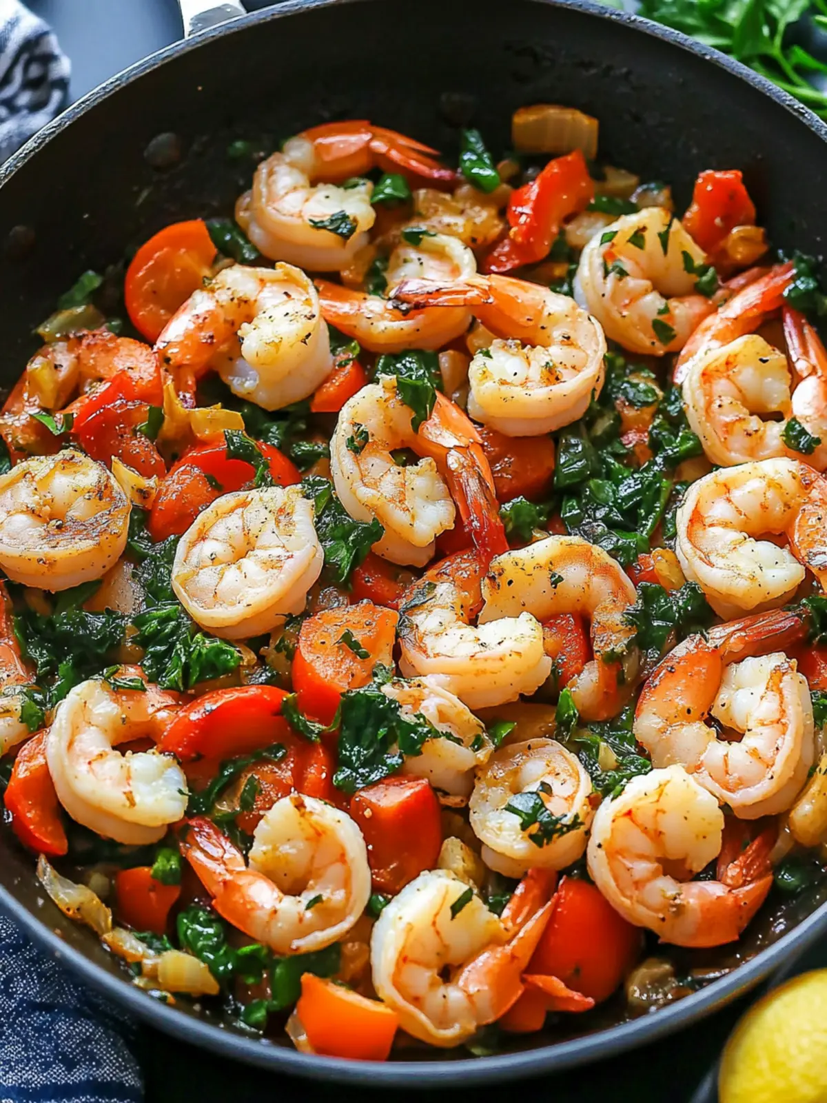 Mediterranean Shrimp Skillet
