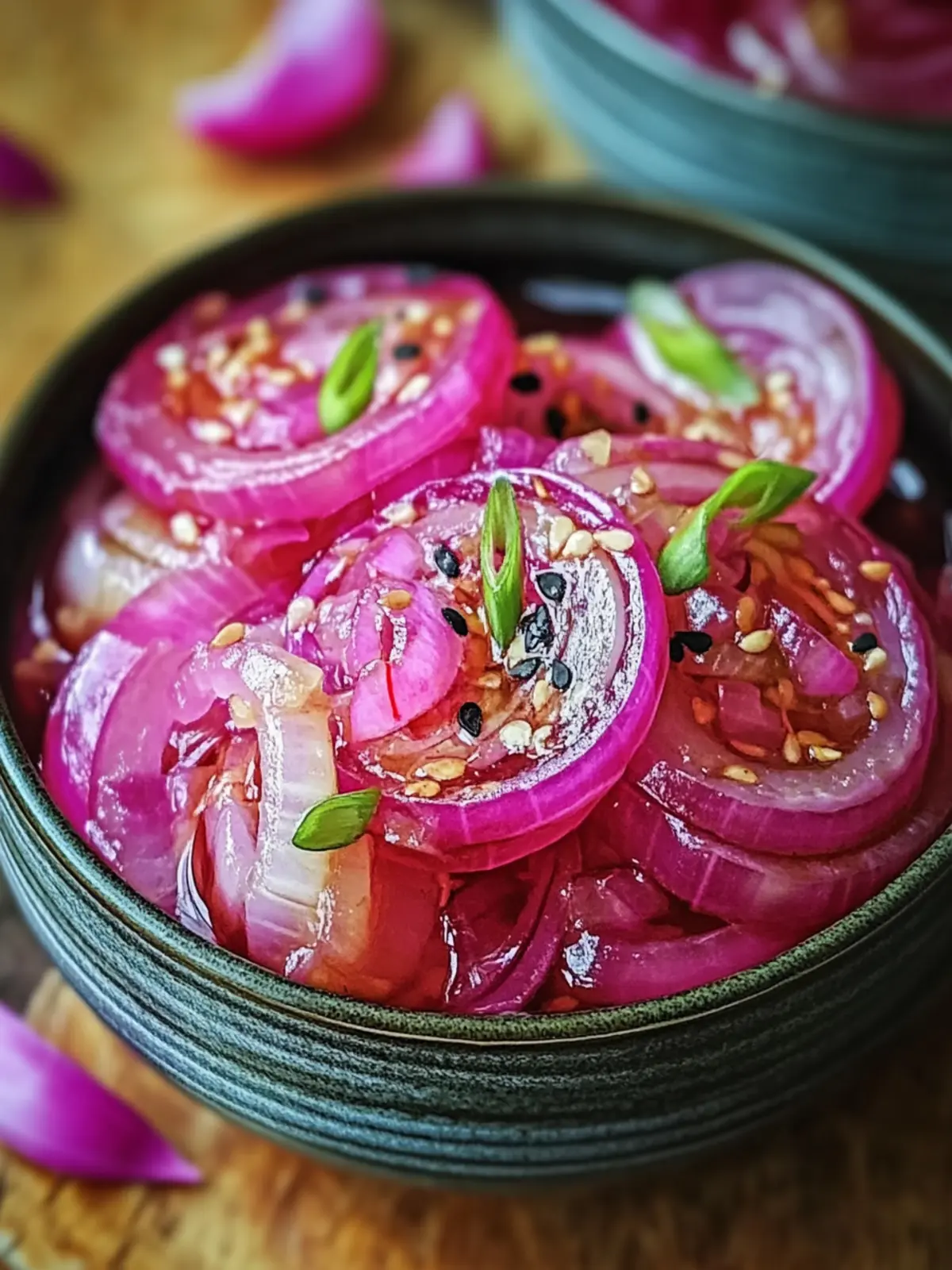Tangy Asian Style Pickled Onions
