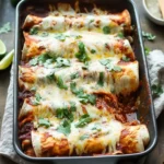 Shredded Beef Enchiladas with Ancho Chile Sauce