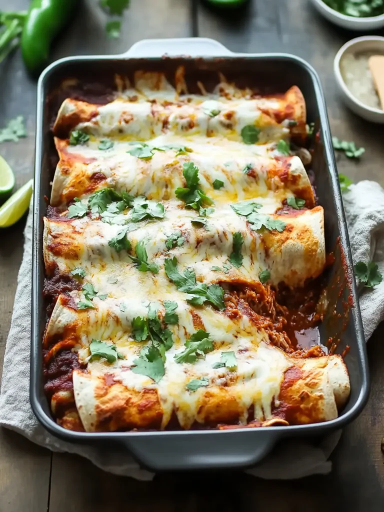 Shredded Beef Enchiladas with Ancho Chile Sauce