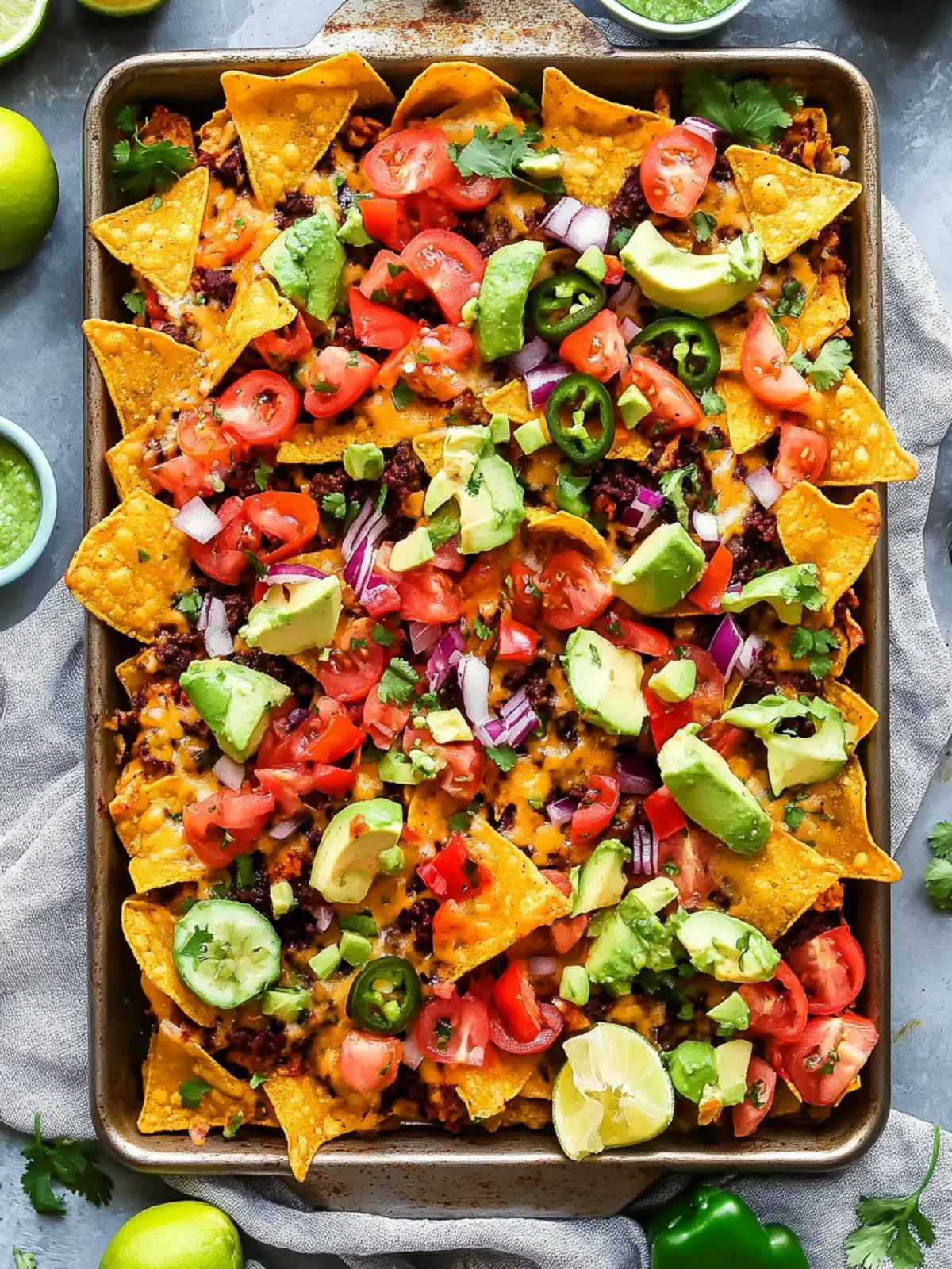 Vegan Sheet Pan Nachos