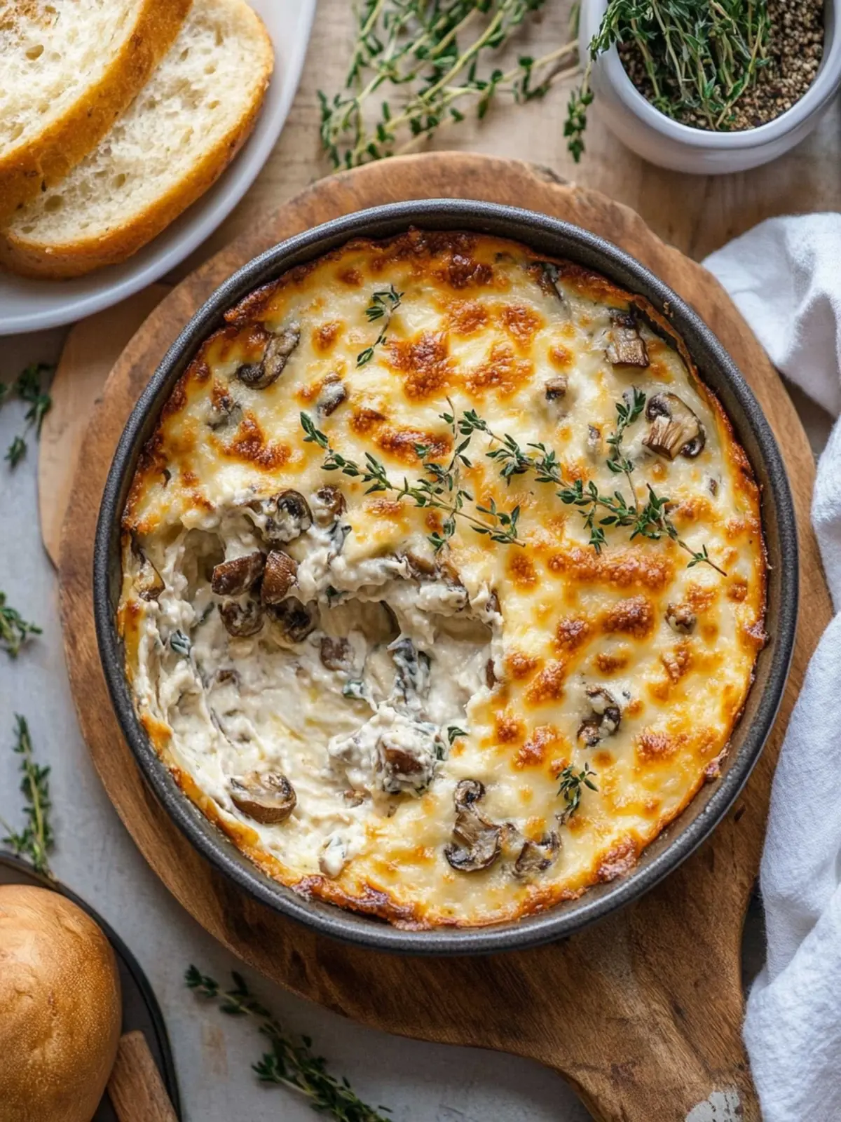 Stuffed Mushroom Dip