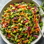 Edamame Salad with Peanut Sauce