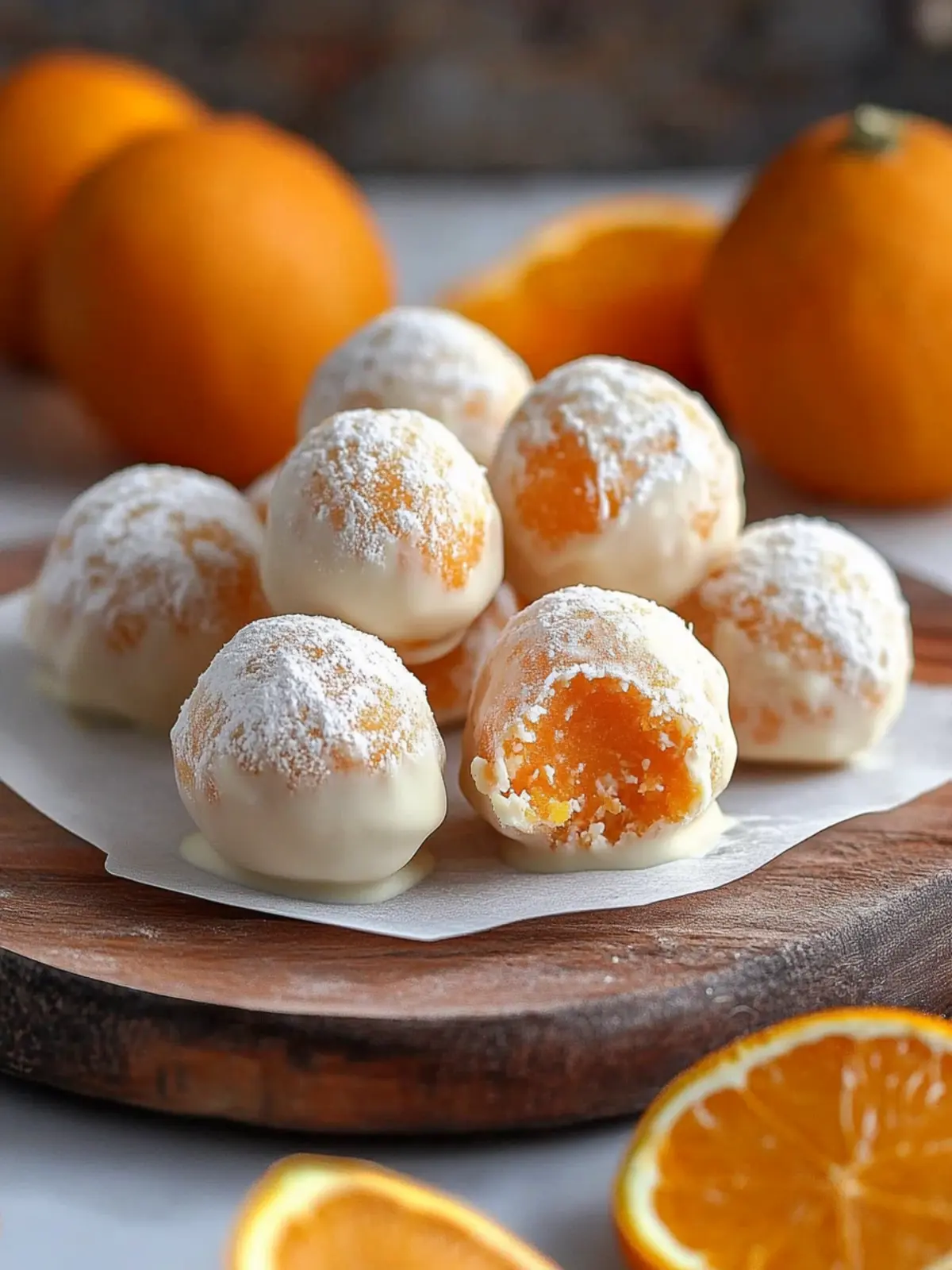 Orange Creamsicle Truffles