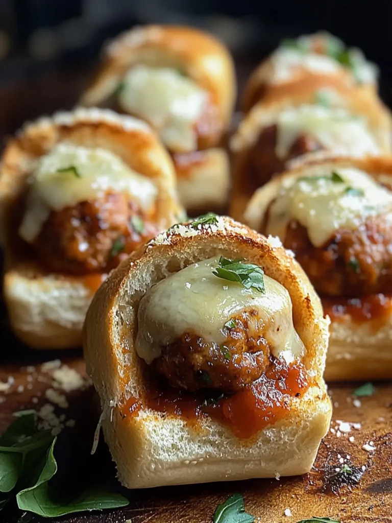Meatball Parmesan Sliders
