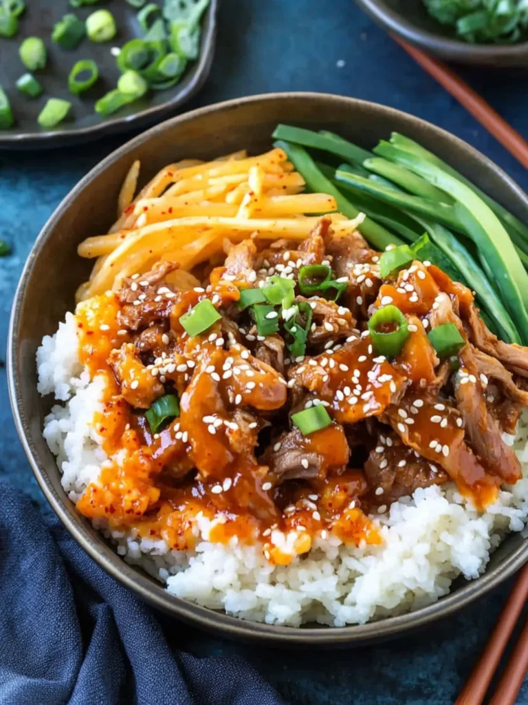 Korean Spicy Pork Bowls