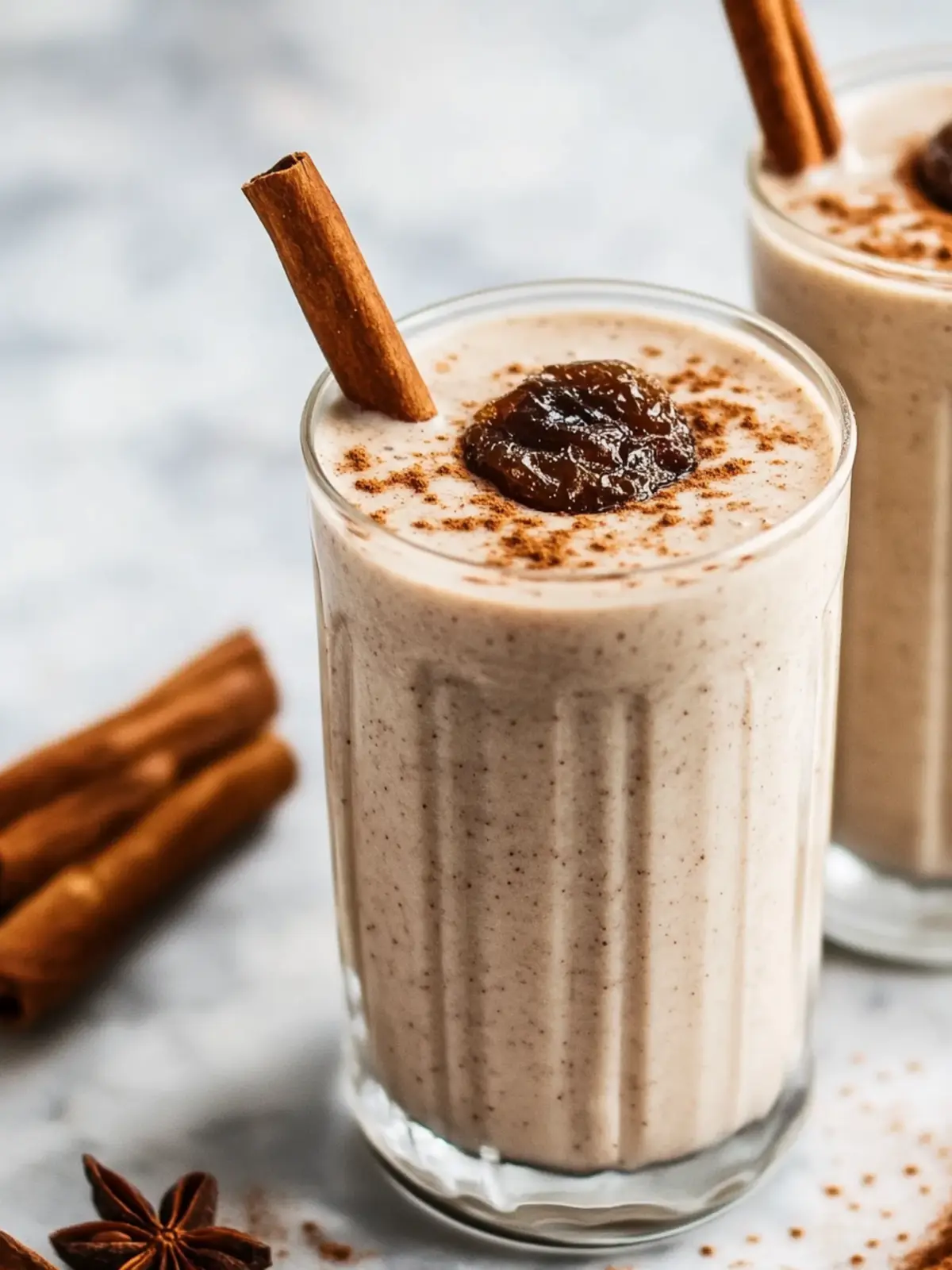 Snickerdoodle Tahini Date Smoothie