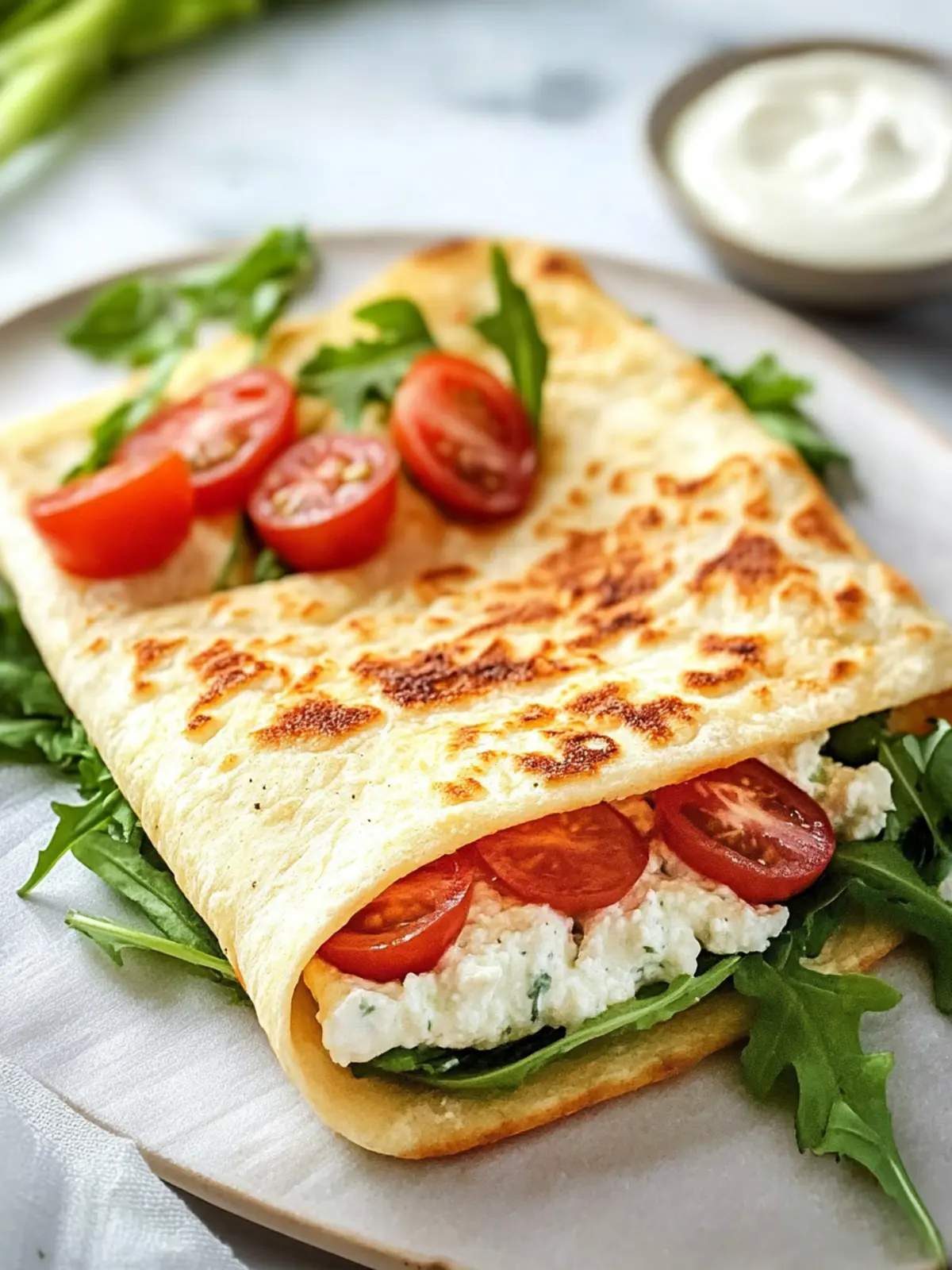 Cottage Cheese Wraps