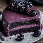 Sinfully Sweet Dark Romance Chocolate Blackberry Cake Recipe