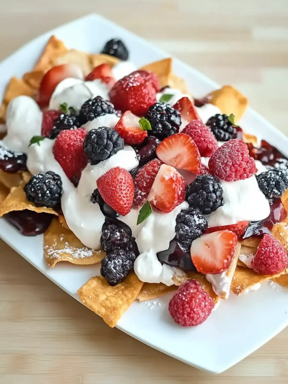 Super Simple Homemade Dessert Nachos