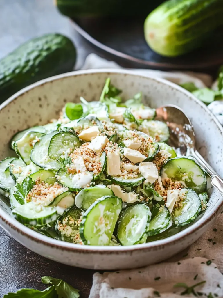 Cucumber Caesar Salad