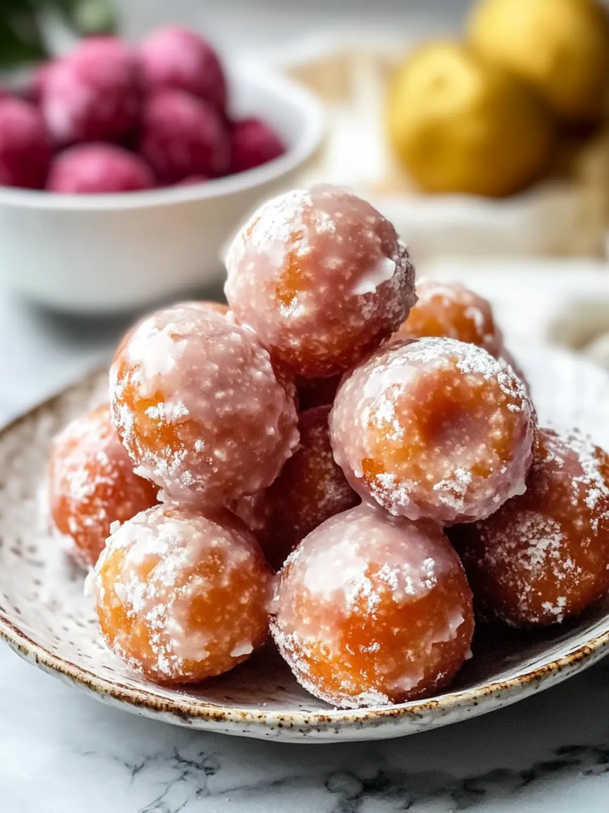 Easy Keto Glazed Donut Balls for a Cozy Weekend Brunch